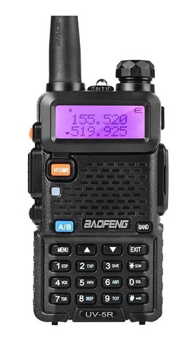 Kit 9 Rádio Comunicador Ht Dual Band Uhf Vhf Uv-5r Fm Fone