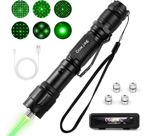 Puntero Laser Tactico Verde Alta Potencia Recargable Usb