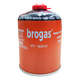 Cartucho Gas Butano Brogas 450gr A Rosca Descartable Camping