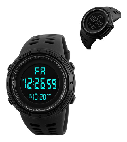 Reloj Digital Deportivo Con Gran Dial Impermeable