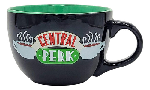 Taza Grande Jumbo Cerealero Serie Friends Central Perk