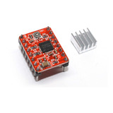 10x Driver Motor De Passo Bipolar A4988 Com Dissipador Ramps