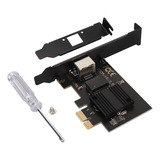 Pino Banhado A Ouro Da Placa De Rede Pcie 10/100/1000/2500mb