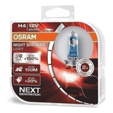 Bombillos Osram H4 X2 Night Breaker Laser Next 150%