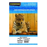 Papel Fotográfico Masterprint Adesivo 80g A4 - 20 Folhas