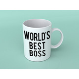 Taza Personalizada Regalo The Office - Mejor Jefe Del Mundo