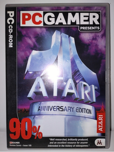 Atari Anniversary Edition Pc Cd-rom 12 Juegos Clásicos 