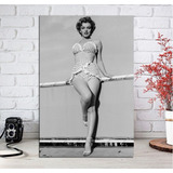 Vinilo Decorativo 60x90cm Marilyn Monroe Foto Antigua M4