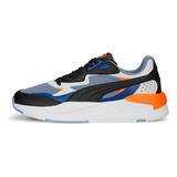Tenis Puma X-ray Speed Hombre-negro/azul/naranja