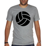 Remera De Hombre Pelota De Voley Deporte