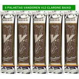 Cx De Palhetas Vandoren V12 Pra Clarone Baixo 3.0
