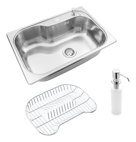 Johnson Luxor Compact Pileta Cocina,dosificador Y Secaplatos