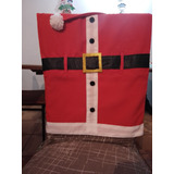 Cubre Silla Navideño Pascuero Con Gorro