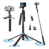 Eocean 71  Alto Selfie Stick Trípode QuadriPod Con Control R