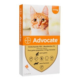 Antipulgas Advocate Gatos - Acaros Sarna Hasta 4 Kg