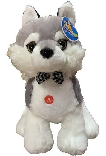 Peluche Perro Husky 30 Cm Original