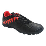 Botines Papi Futbol 5 Kappa Invictus Tg Negro - Coral