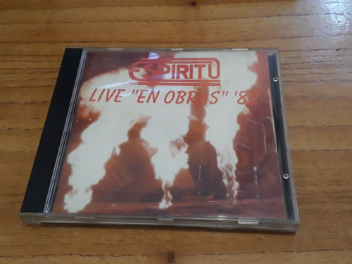 Espíritu. Live   En Obras   '82. Cd Progressive Rock. Usa