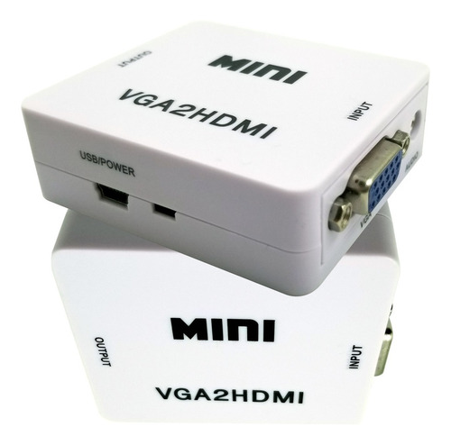 Conversor Adaptador Vga A Hdmi + Audio - Activo