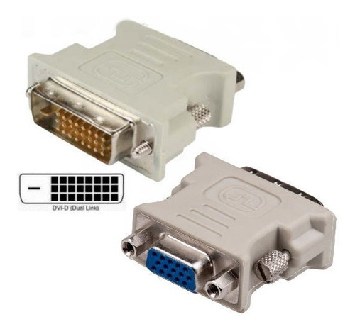 Adaptador Dvi-d (24+1) A Vga  Convertidor