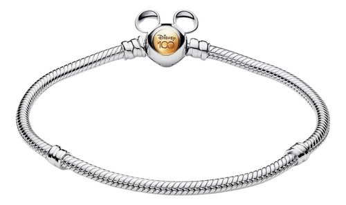 Pulsera De Mickey Mouse Plata 925 Disney