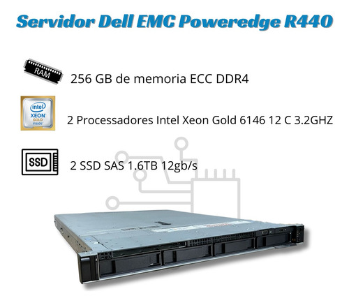 Servidor Dell Poweredge Checar Descrição Completa Com Nf   