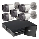 Kit Seguridad Dahua Dvr 8 + 5 Camaras 2mp 1080 +1tb