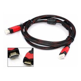 Cable Hdmi 3 Mts Blindado Malla Doble Filtro / Tecnofactory