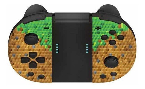 Joycon Jc20 Gioteck Minecraft + Joy-con Grip Nintendo Switch Color Verde