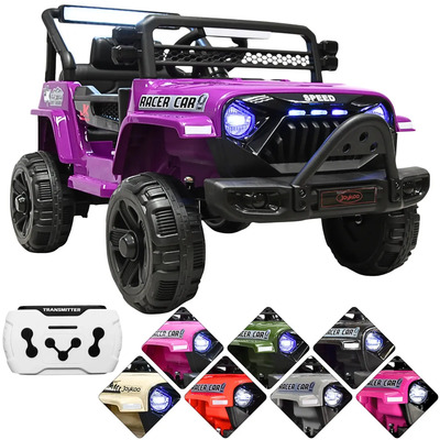 Camioneta Montable Electrica Para Niños Control Remoto 12v Color Morado Joykoo | Envío gratis