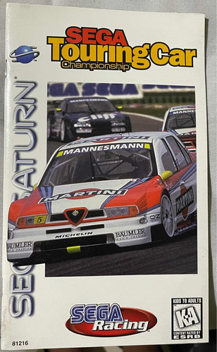 Sega Touring Car Championship Encarte Completo - Sega Saturn