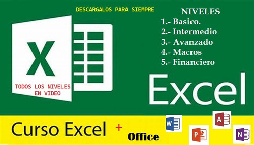 Curso De Excel Básico Intermedio Avanzado Experto Descárgalo