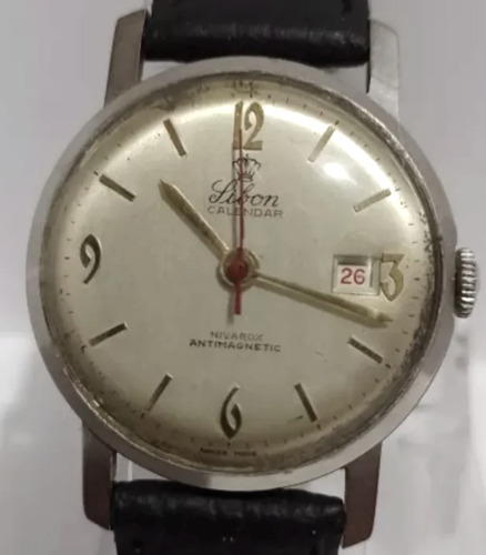 Fino Reloj Suizo Libon '60s Antíguo Vintage No Rado