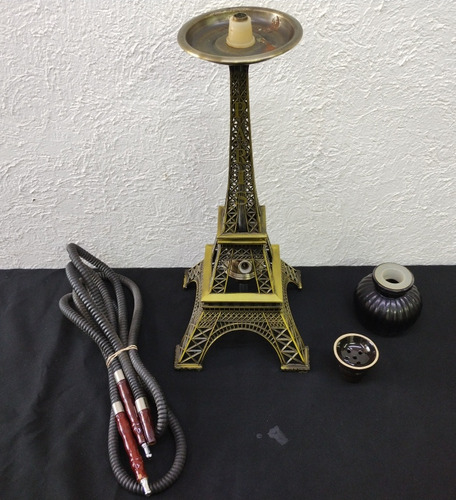 Figura Torre Eiffel Paris Tiporetro Juego Cachimba 2pz Usado