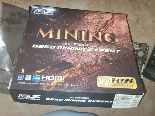 Combo Motherboard B250 Mining Expert + G3930 + 8gb Ram 