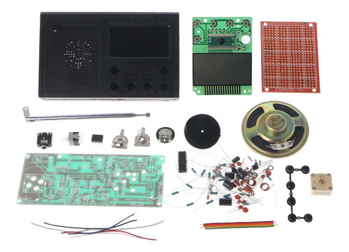 Kit De Rádio Fm Lcd Diy Suite De Aprendizagem Educacional El