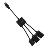 Cable De Carga Múltiple Ethernet Usb Hub De 1 Pc