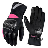 Guantes Moto 100% Impermeables Suomy Táctil Térmico Dama  