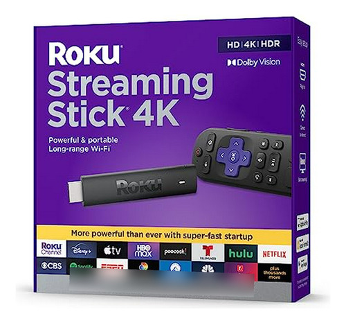 Roku Streaming Stick 4k | Dispositivo Portátil De Streaming 