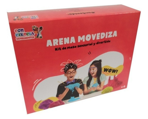 Mini Juego De Ciencia 3 Kit Arena Movediza Niños +4 Años