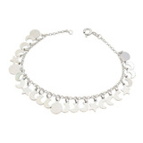 (05pr-058) Pulseira Fases Da Lua Prata 925