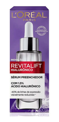 Sérum Facial L'oréal Revitalift Hialurônico 30ml