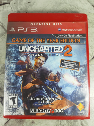 Juego Uncharted 2 Ps3 Fisico Usado