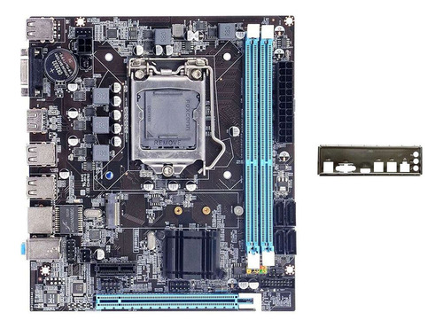 Placa Base H61+deflector Lga1155 M.2 Nvme Soporte 2xddr3 Ram