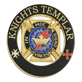 3 X Pins  Broches Knights Templar - Templários - Maçonaria