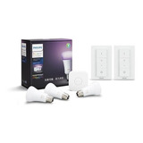 Kit Philips Hue Iii + 2 Interruptores Inalámbrico Ledstudio