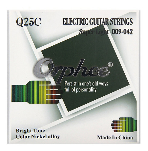 Cuerdas Guitarra Electrica De Colores  Orphee T/ Ernie Ball