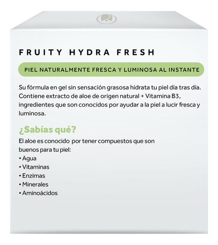 Gel Hidratante Facial Pond's Fruity Hydra Fresh Naranja 110