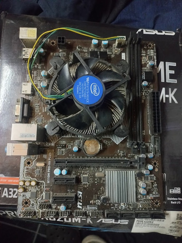 Combo Intel Pentium G4560 + Msi H110m Ddr4