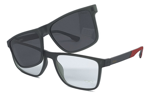 Armação Oculos Grau Solar Original Clip On Shades Brasil